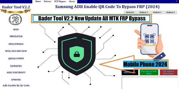 "Bader Tool V2.2: Your Ultimate Phone Unlocking Companion!"
