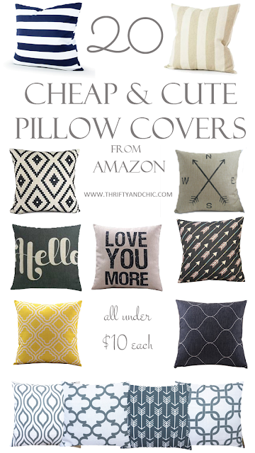 Great site to find cute and cheap pillow cases! All under $10...some even under $5!