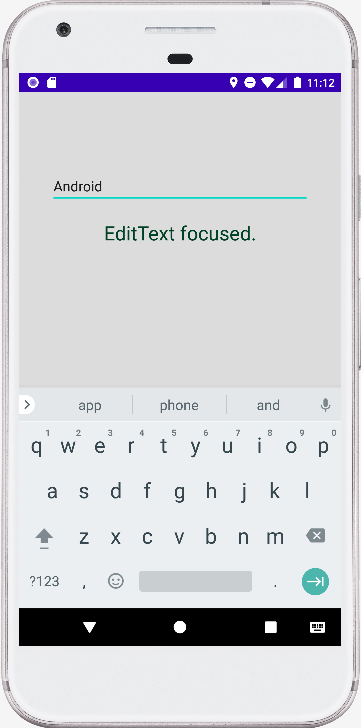 android kotlin - EditText hide keyboard on lost focus
