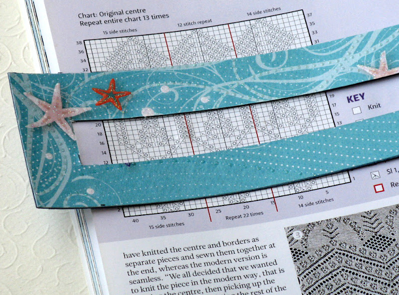 Knitting pattern chart marker