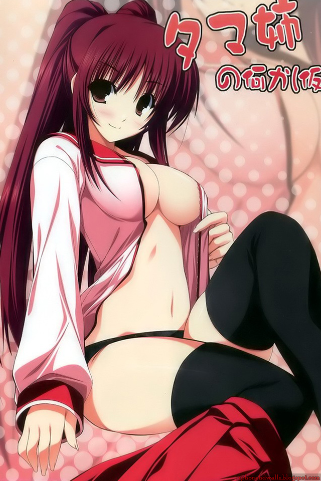 Info Anime girl big sexy tits iPhone Wallpaper is a great wallpaper for