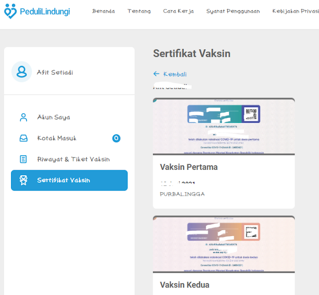 [TUTORIAL] Cetak Sertifikat Vaksinasi Covid-19 Online