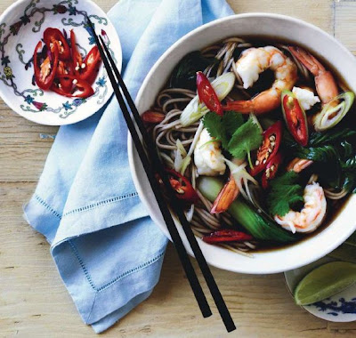 Prawn noodle soup