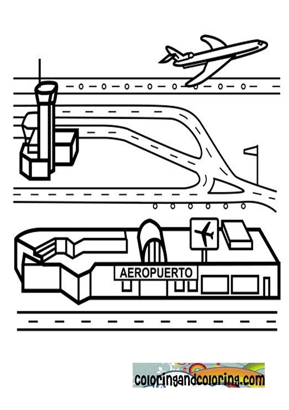 Airport Coloring Pages Pictures to Pin on Pinterest  PinsDaddy