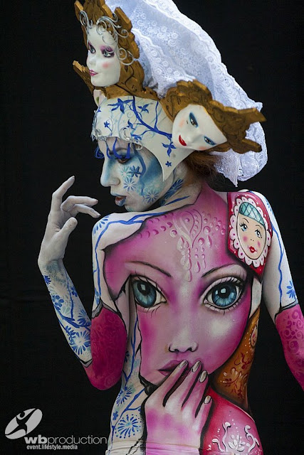 As belas e curiosas imagens do Festival Anual de Body Painting em Pörtschach na Austria