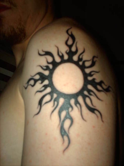 Black Sun tattoos are quite popular now as well.