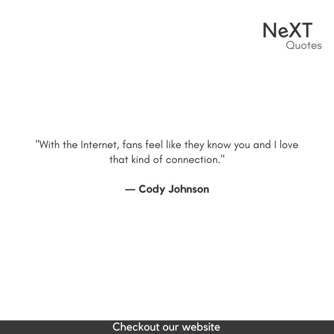 Cody Johnson Quotes