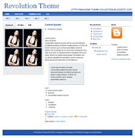 Revolution Theme Magazine Style Blogger Template