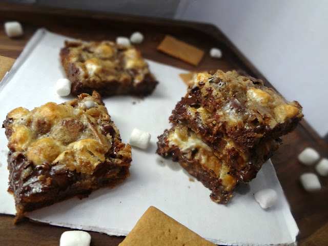 Brown Butter Gooey S'mores Bars