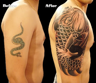 Tribal Koi Fish Tattoos