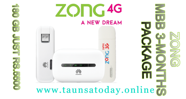 MBB three months data Bundle Zong