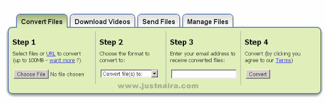 Convert PDF to Image With ZamZar