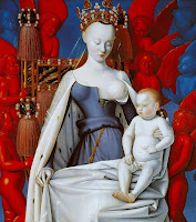 Madonna z Dzieciątkiem wśród Aniołów - Jean Fouquet