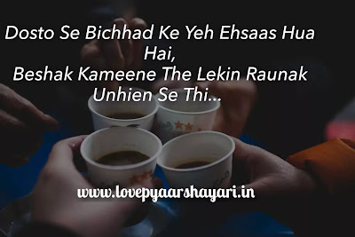 Shayari on friendship day in english