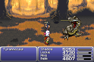 Shadow Throws an Impartisan in Final Fantasy VI.