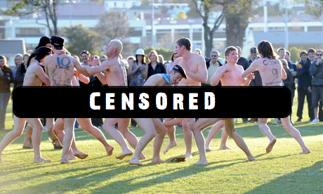 Nude Rugby Match Between Sexes in Dunedin NZ