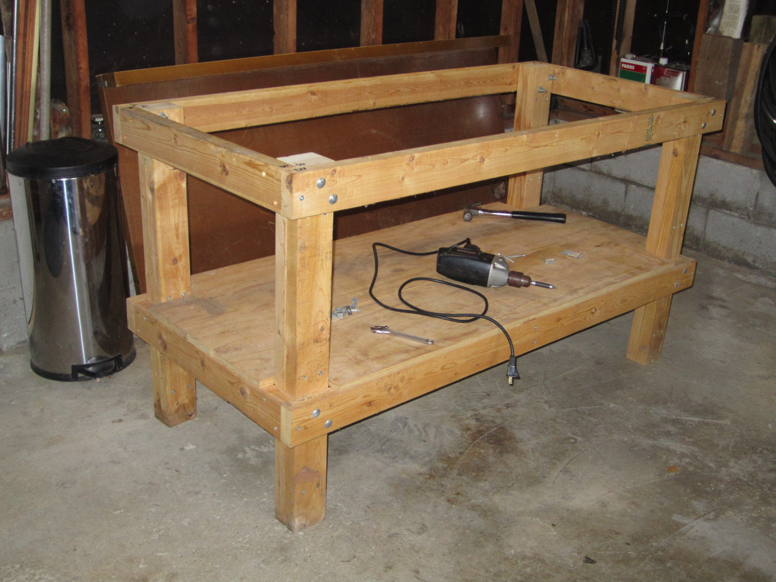 Wooden Work Bench