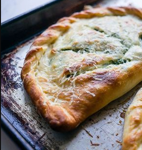 RICOTTA AND SPINACH CALZONES