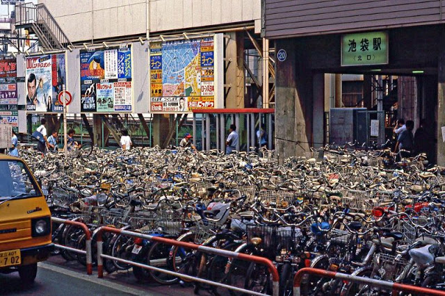 Fotografías de las calles de Tokio a principios de los 80
