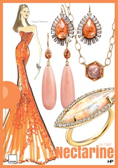 Pantone 2013 Spring Colors in Nectarine
