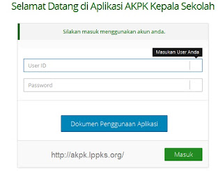 Petunjuk Penggunaan AKPK Kepala Sekolah Online 2016 Untuk User akpk.lppks.org