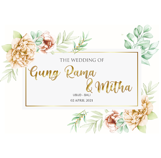 020421 THE WEDDING OF GUNG RAMA AND MITHA AT UBUD - GIANYAR - BALI