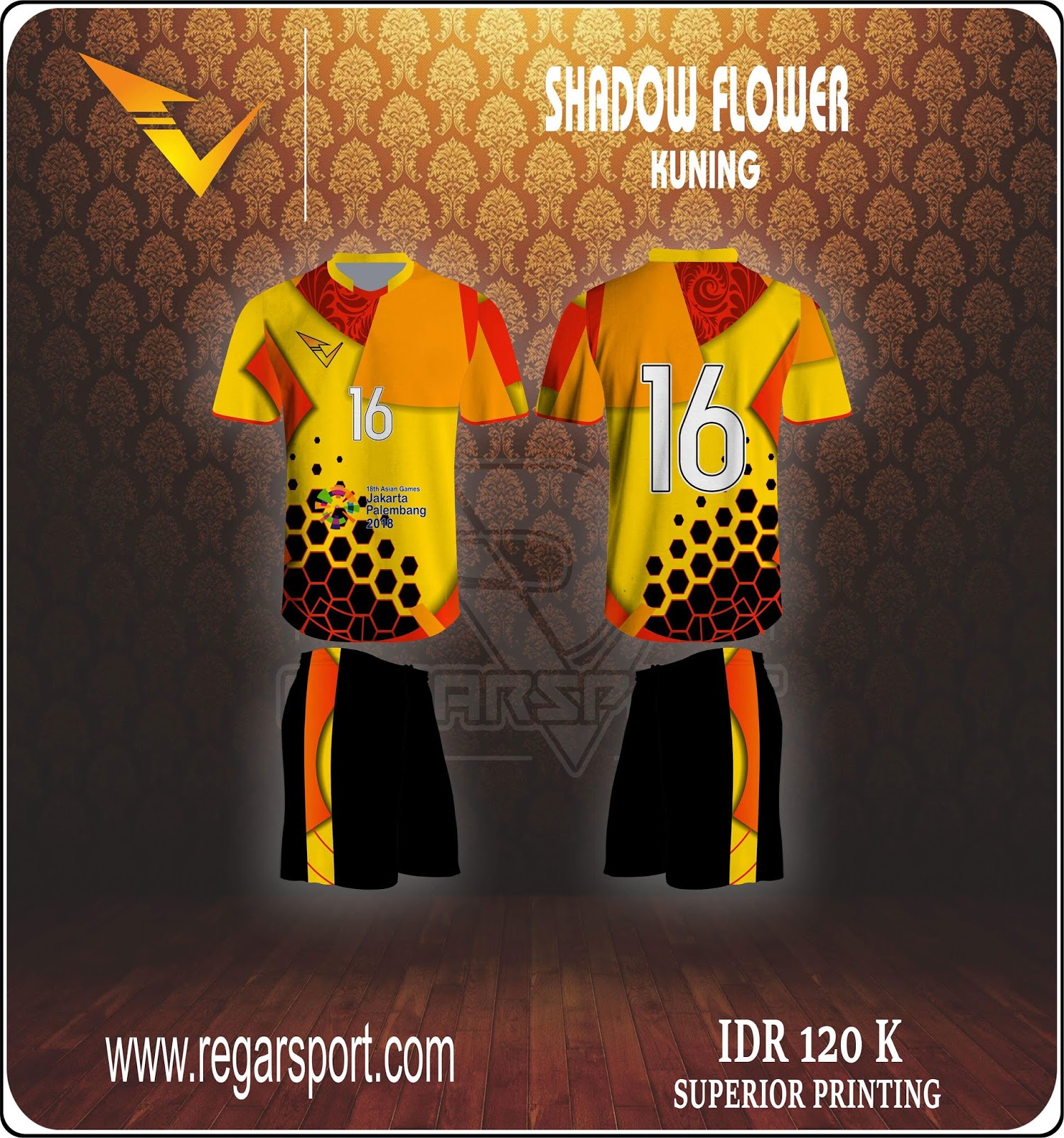 NEW DESIGN VOLI MOTIF SHADOW FLOWER - Regar Sport Online 