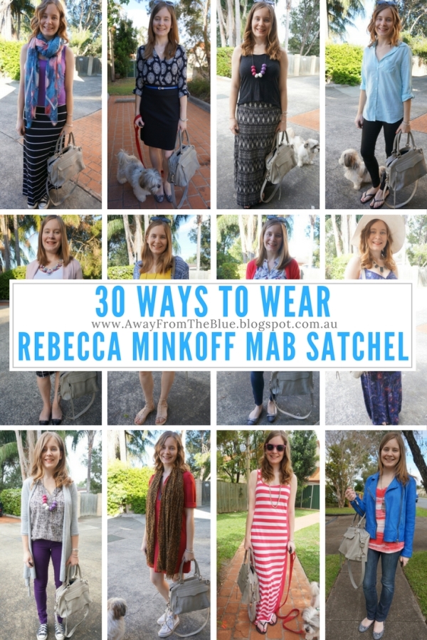 30 Ways to Wear Rebecca Minkoff MAB Satchel Bag | Away From Blue Blog