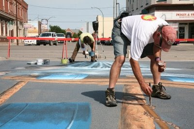 ilusion optica en calle 3