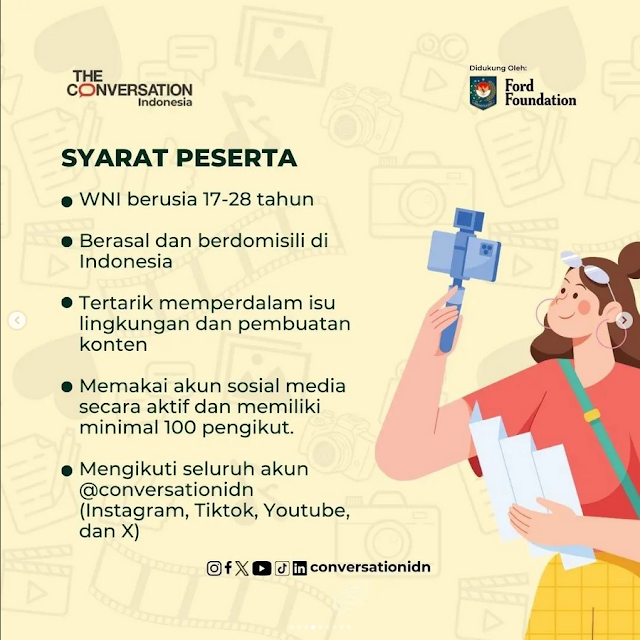 Content Creator Bootcamp Tahun 2023 Oleh The Conversation Indonesia