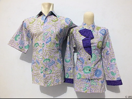 40 Model Baju  Batik Keluarga  Modern Terbaru 2019 Glamour 