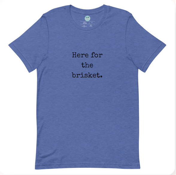 Candleschtick Here for the Brisket T-Shirt, Hanukkah gift guide