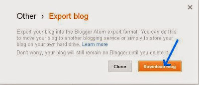 How to export a blog - BloggingFunda
