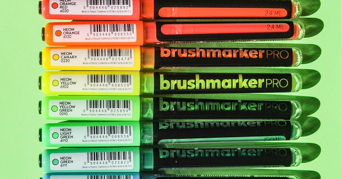Karin Brushmarker PRO Set of 12 Neon Colors