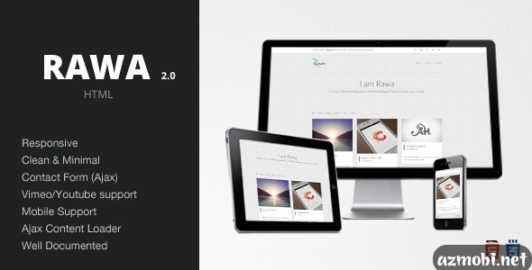 Rawa v2.0 – Clean / Responsive / Minimal / HTML5