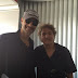 Con Fausto Leali en el aeropuerto-24 de Julio