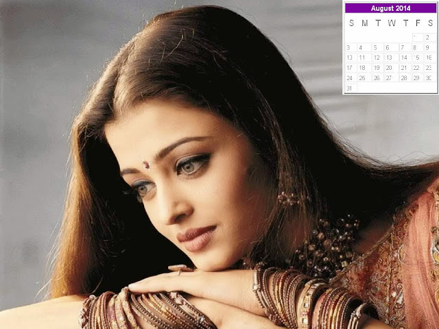 Aishwarya Rai Calendar 2014