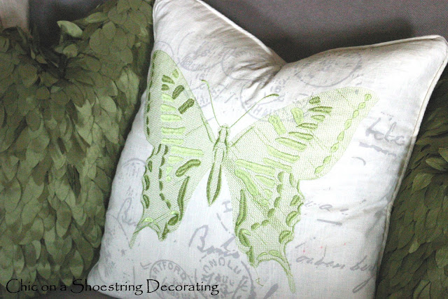 butterfly pillow