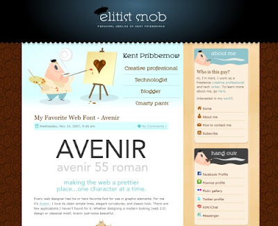 Elitist Snob, Excellent Blog Designs