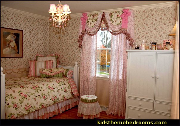 Victorian-Inspired Bedroom Ideas, Victorian-era decor, Victorian rose garden bedroom ideas, Vintage Room Ideas aesthetic