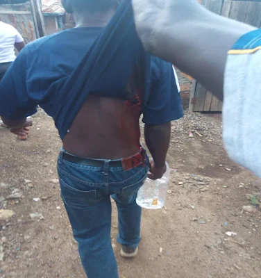 Luo guy shot by Police in Kisumu. PHOTO | FILE