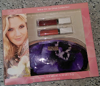 FLOWER Shine On Lip Gloss Collection purple cosmetics bag hippie love child Christmas gifts haul