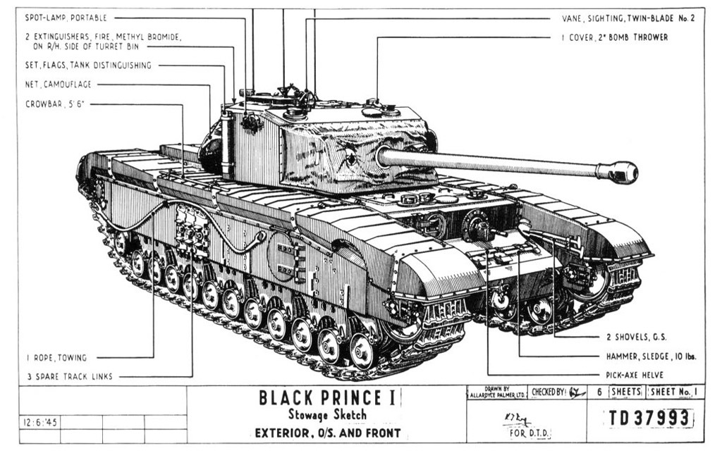 A43 Black Prince Tank A Technical History: Knight, P.M.: 9780244125790:  : Books