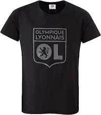 t-shirt noir olympique lyonnais