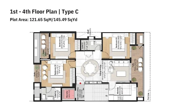 Whiteland Blissville Floor Plan