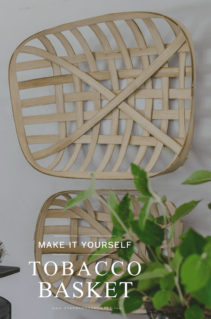 Make it yourself tobacco basket