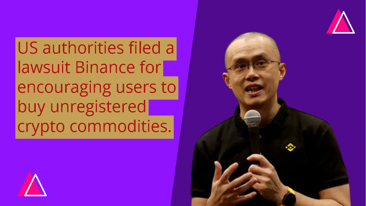 Binance was sued by US authorities