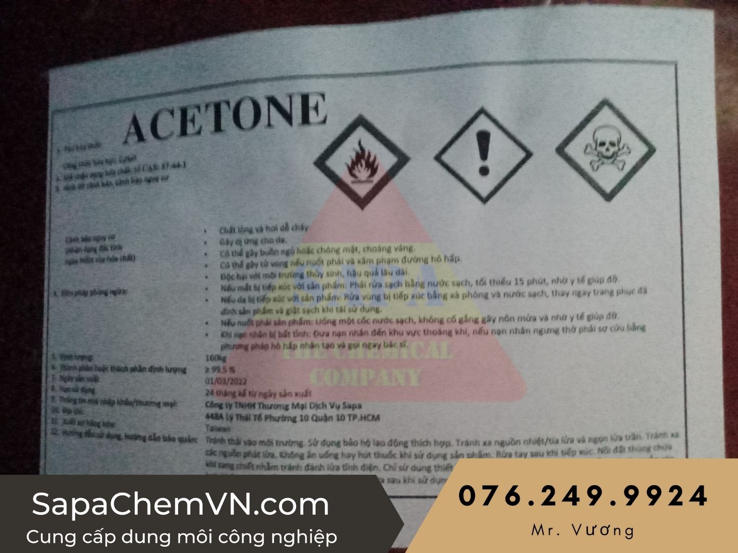 Acetone (Dimethyl Ketone)-  Tạo chất dẻo (plastic) các loại sợi (fibers) 6