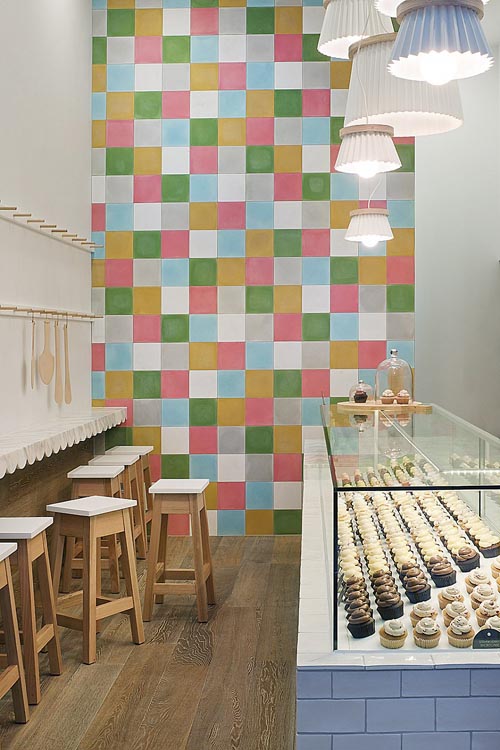 Cool Lighting 'Cupcake' Cafe Design Ideas